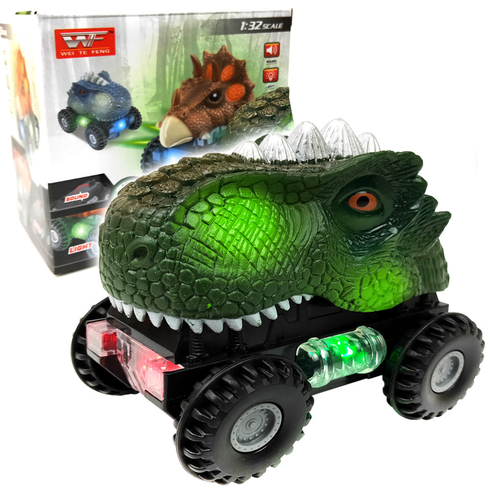 Interactive Dinosaur Toy For Kids Electric Dinosaur Model Car Gift Animal Themed Childrens Gift For 5