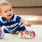 Montessori Educational Baby Crawling Roller Toy Tummy Time Activity Sensory Development Toy For Inf 0