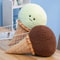 Kawaii Ice Cream Plush Toy Cute Stuffed Food Pillow Cushion Kids Birthday Room Decor Gift 1