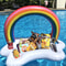 Rainbow Inflatable Toys Beer Drinking Cooler Table Tray Pool Party Float Summer Beach Ring 3