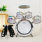 Toddler Jazz Drum Kit Kids Drum Set With Stool Pedal Percussion Musical Instruments Early Education 2