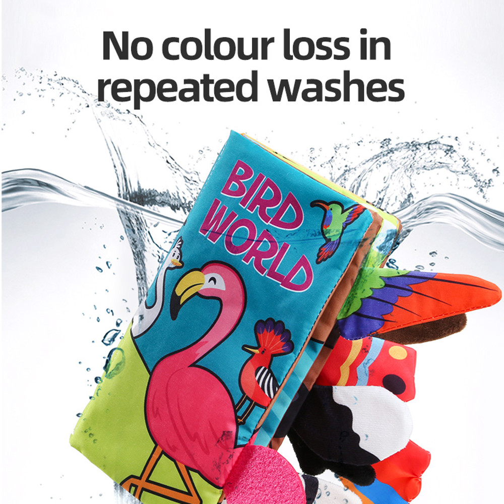 Newborn Baby Toys Cloth Book Early Education ParentChild Bonding 2