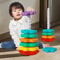 Kids Gift Montessori Baby Tower Game Spinning And Stacking Rainbow Puzzle Motor Skill Development 3
