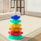 Kids Gift Montessori Baby Tower Game Spinning And Stacking Rainbow Puzzle Motor Skill Development 6