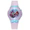 Silicone Strap Disney Kids Watches For Girls Princess Elsa Frozen Sophia Flash Light Children Women 7