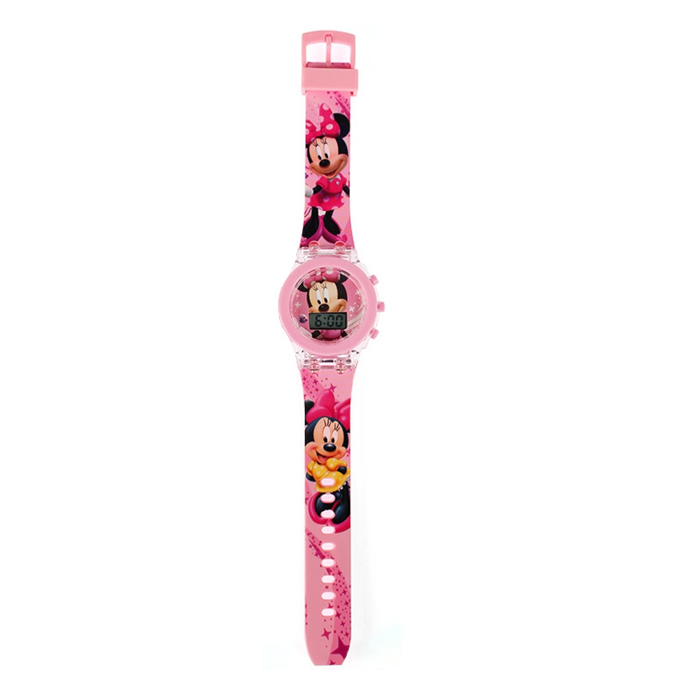 Collection Digital Electronic Flash Glow Up Cartoon Unicorn Children Watches For Kids Light Colourf 5