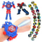 Spiderman 24 Projection Patterns Disney Children Watches For Boys Robot Deformation Projection Cloc 2