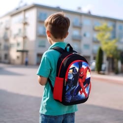 spider-man cartoon schoolbag for boys disney marvel series backpack