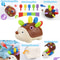Montessori Educational Toy Hedgehog Fine Motor Skills Toddler Counting Sensory Development 1