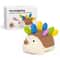 Montessori Educational Toy Hedgehog Fine Motor Skills Toddler Counting Sensory Development 5