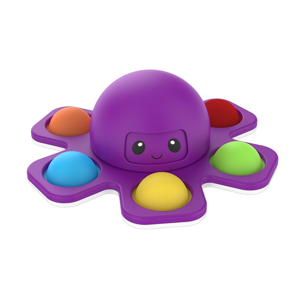 FaceChanging Push Bubble Fidget Spinner New Anti Stress Toy Sensory Push Popete Spinner Stress Reli 5