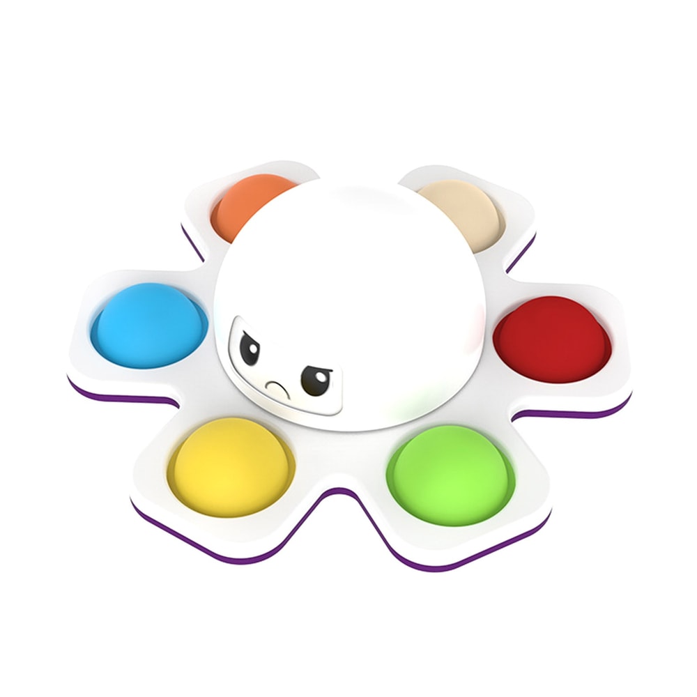 FaceChanging Push Bubble Fidget Spinner New Anti Stress Toy Sensory Push Popete Spinner Stress Reli 6
