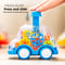 Pullback Transparent Baby Toy Cartoon Press Gear Car Inertia Rebound Car Birthday Gifts For Kids Bo 3