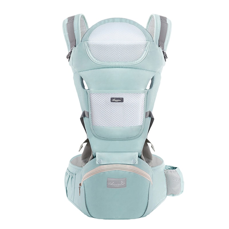 Infant Baby Hipseat Carrier, Ergonomic Baby Carrier Backpack, Front Facing Baby Wrap Sling Travel Backpack