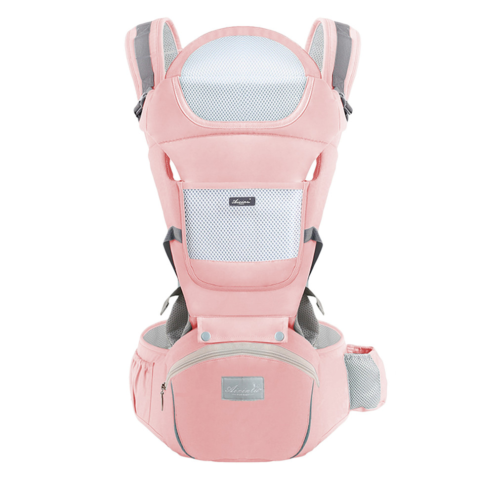Infant Baby Hipseat Carrier, Ergonomic Baby Carrier Backpack, Front Facing Baby Wrap Sling Travel Backpack