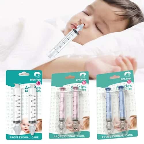 Infant Nasal Aspirator Cleaner, Baby Nose Cleaner Syringe, Tube Washer for Baby Care, Nasal Washer Tool