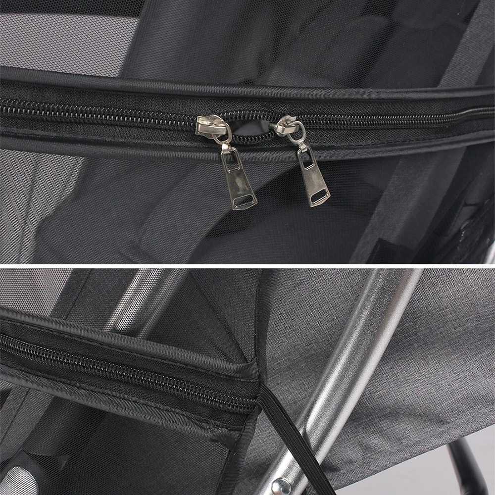 Universal Summer Mesh Zipper Baby Stroller Mosquito Net Full Cover Insect Protection For Bebies Pra