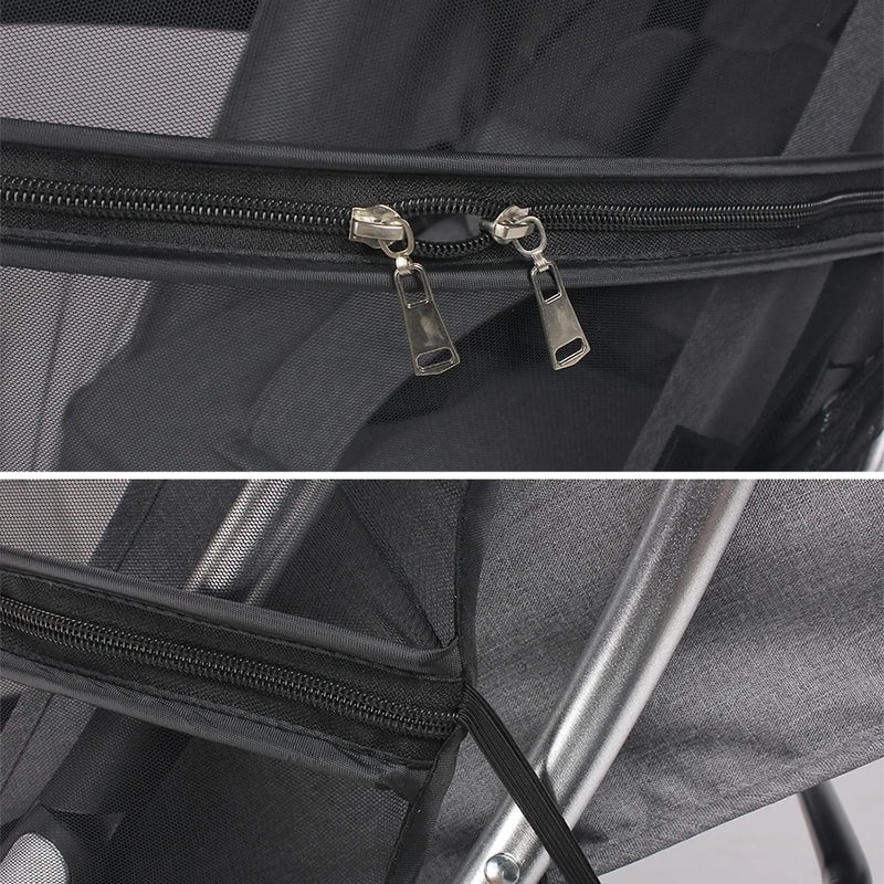 Universal Summer Mesh Zipper Baby Stroller Mosquito Net Full Cover Insect Protection For Bebies Pra