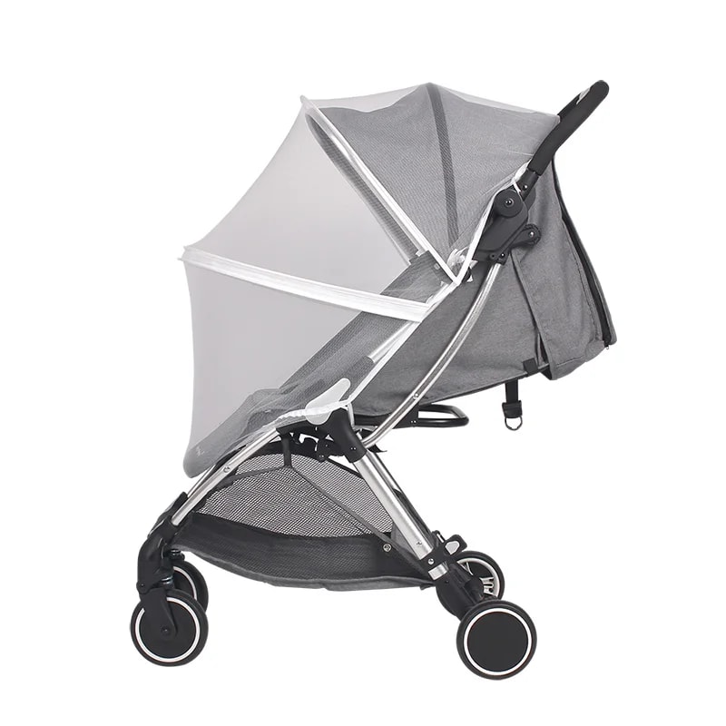 Universal Summer Mesh Zipper Baby Stroller Mosquito Net Full Cover Insect Protection For Bebies Pra