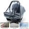 Transparent EVA Baby Safety Seat Rain Cover Double Zipper Dust Protection For Stroller Carriage Acc 5