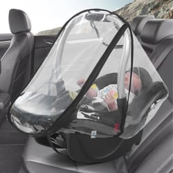 transparent eva baby safety seat rain cover double zipper dust protection for stroller carriage accessories
