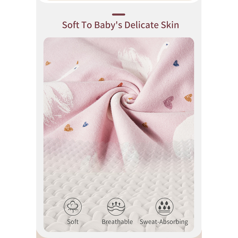 Newborn Baby Cotton Sleeping Bags Raised Hand Sleepsacks Antistartle Cartoon Blankets 3