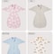 Newborn Baby Cotton Sleeping Bags Raised Hand Sleepsacks Antistartle Cartoon Blankets 5