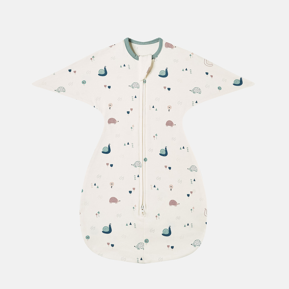 Newborn Baby Cotton Sleeping Bags Raised Hand Sleepsacks Antistartle Cartoon Blankets 7