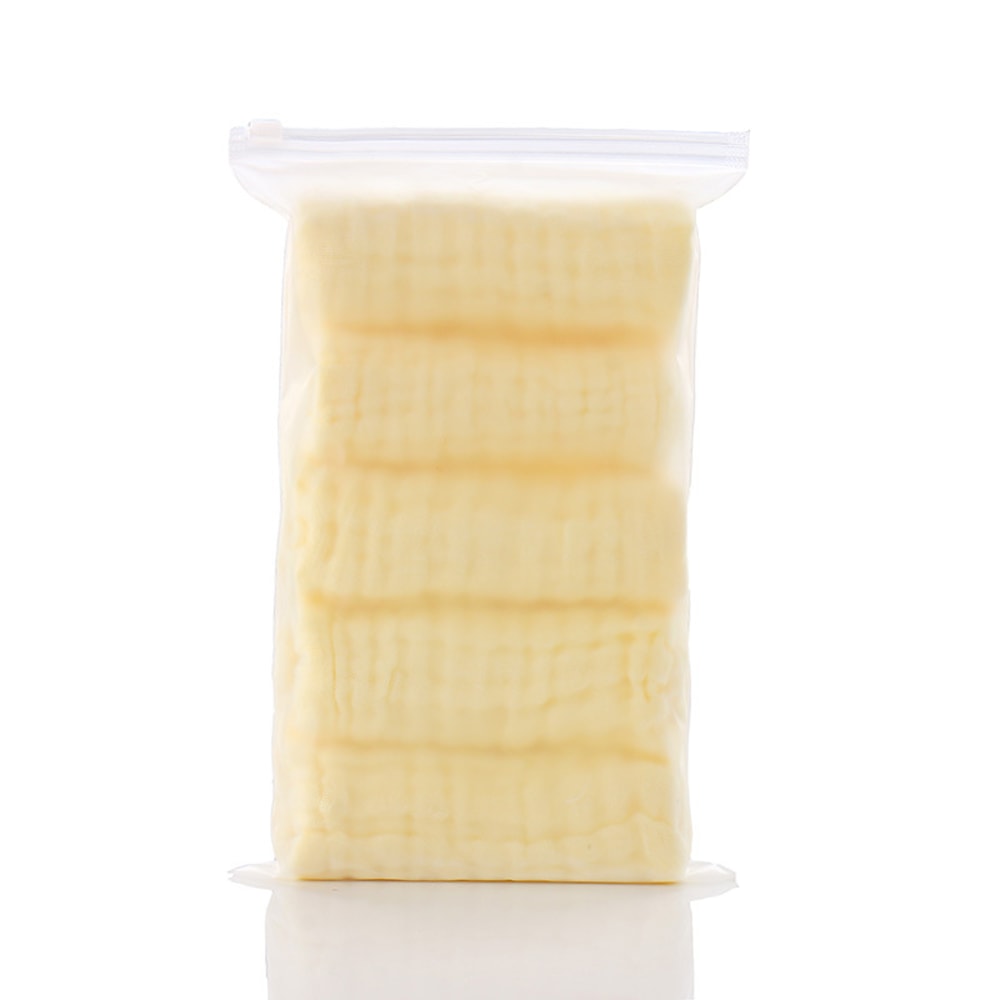 Soft Baby Towels Muslin Layers Cotton Face Towel Handkerchief Bathing Wipe Burp Cloth 8