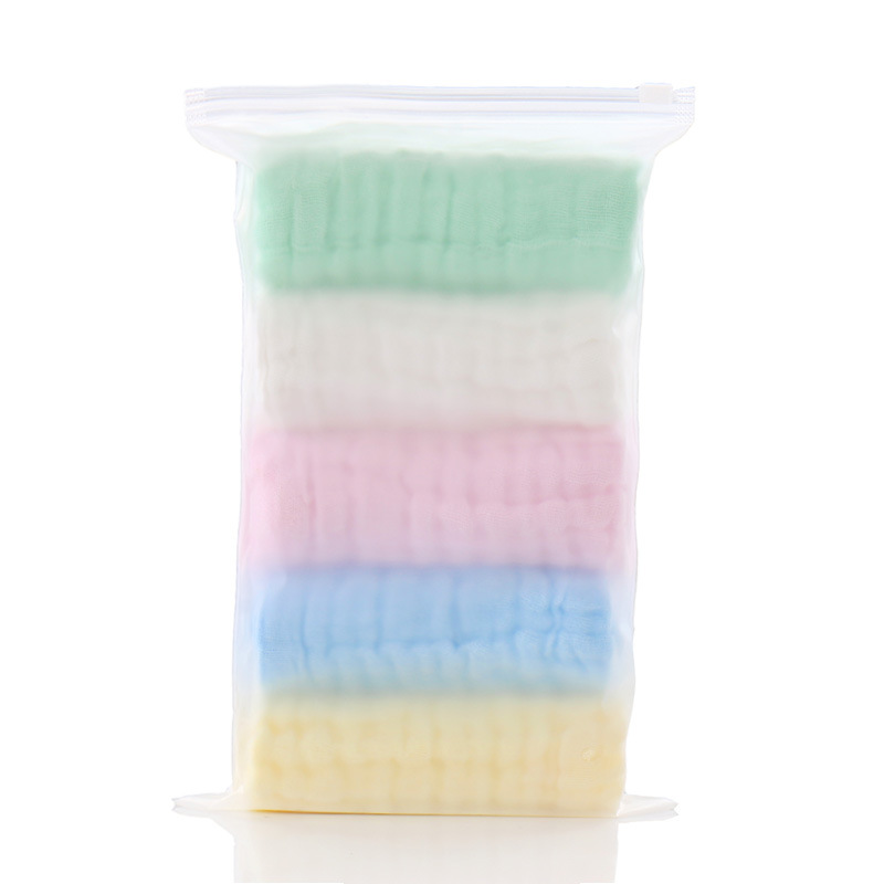 Soft Baby Towels Muslin Layers Cotton Face Towel Handkerchief Bathing Wipe Burp Cloth 3