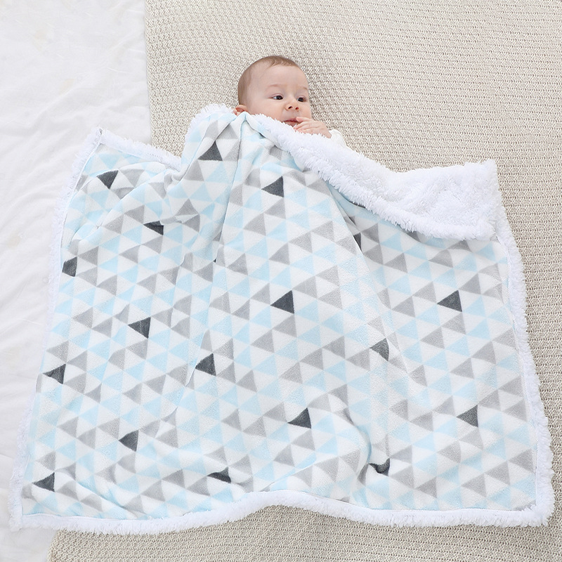Soft Washable Thick Baby Blanket Thermal Swaddle Wrap For Newborns 5