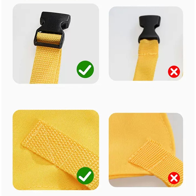 Foldable Child Seat With Strap And Portable Harness For Baby Dining 2