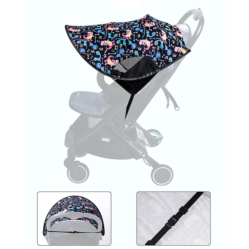 UV Protection Stroller Sunshade Cover Universal Extended Sun Shade Umbrella 1