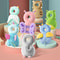 Breathable Infant Anticollision Pillow Adjustable Strap Baby Walker Head Protection Animal Plush Pa 0