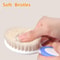 Baby Hair Brush Set Toddlers Soft Bristles Cradle Cap Brush Gift Infant Bathing Soft Comb 4