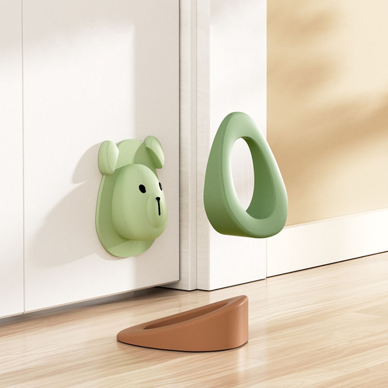 Cartoon Bear Door Stopper Multifunction Silicone Child Safety 2