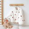 Baby Girl Winter Cloak Embroidered Newborn Coat Coral Velvet Hooded Blanket 3