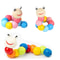 Bright Color Montessori Wooden Toys Adorable Caterpillar Puppet KTV Adults Kids Early Education Lea 2