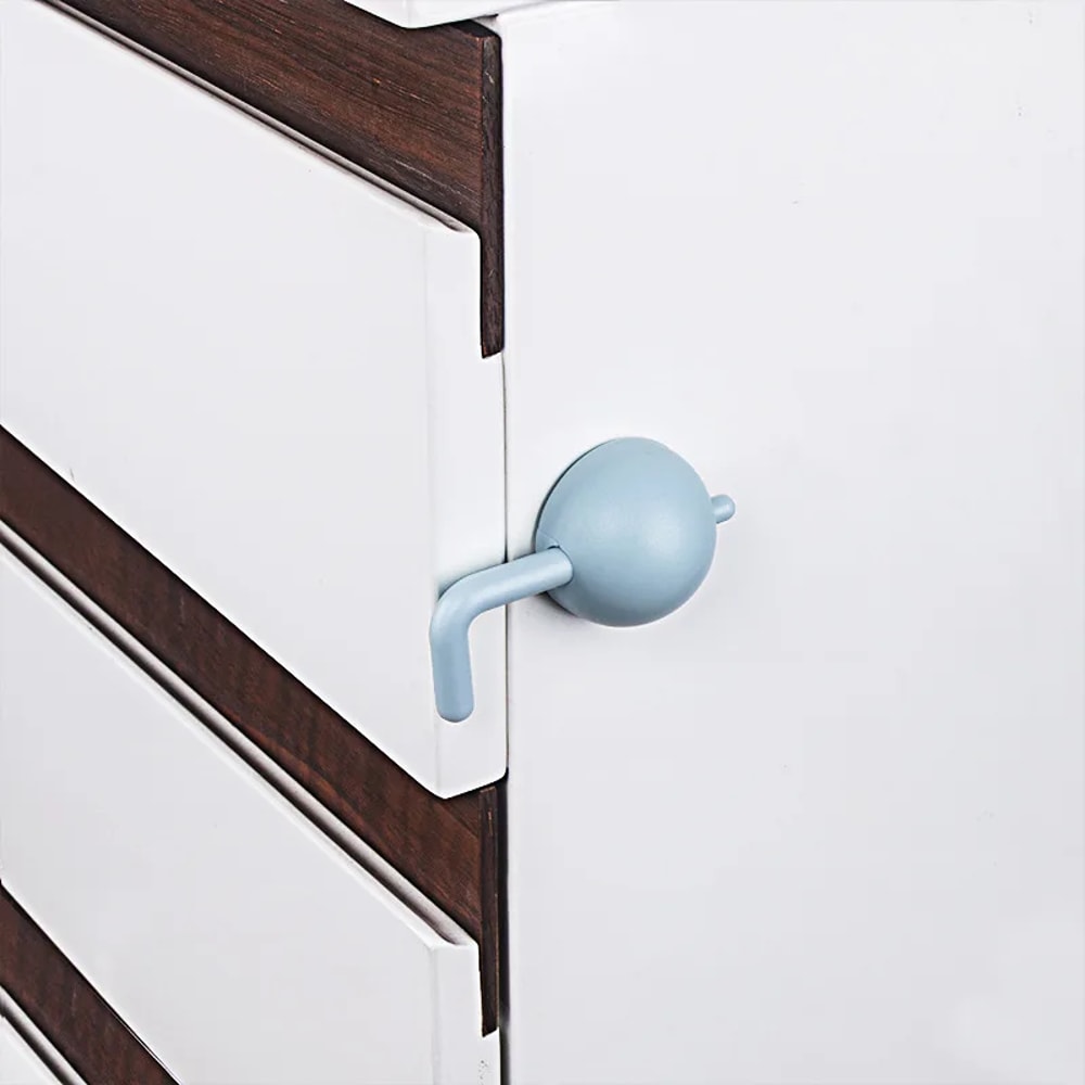 Multifunctional Safety Lock Buckle For Cabinet Doors Baby Safety Lock Child Safety Lock Drawer Lock 4