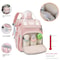 Multifunctional Portable Backpack Fashion Mommy Backpack Large Capacity Baby Diaper Bag For Strolle 3