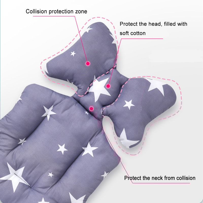 Baby Stroller Cushion Pad Cotton High Chair Seat Liner Mat Protector Cover For Child Stroller Acces 2