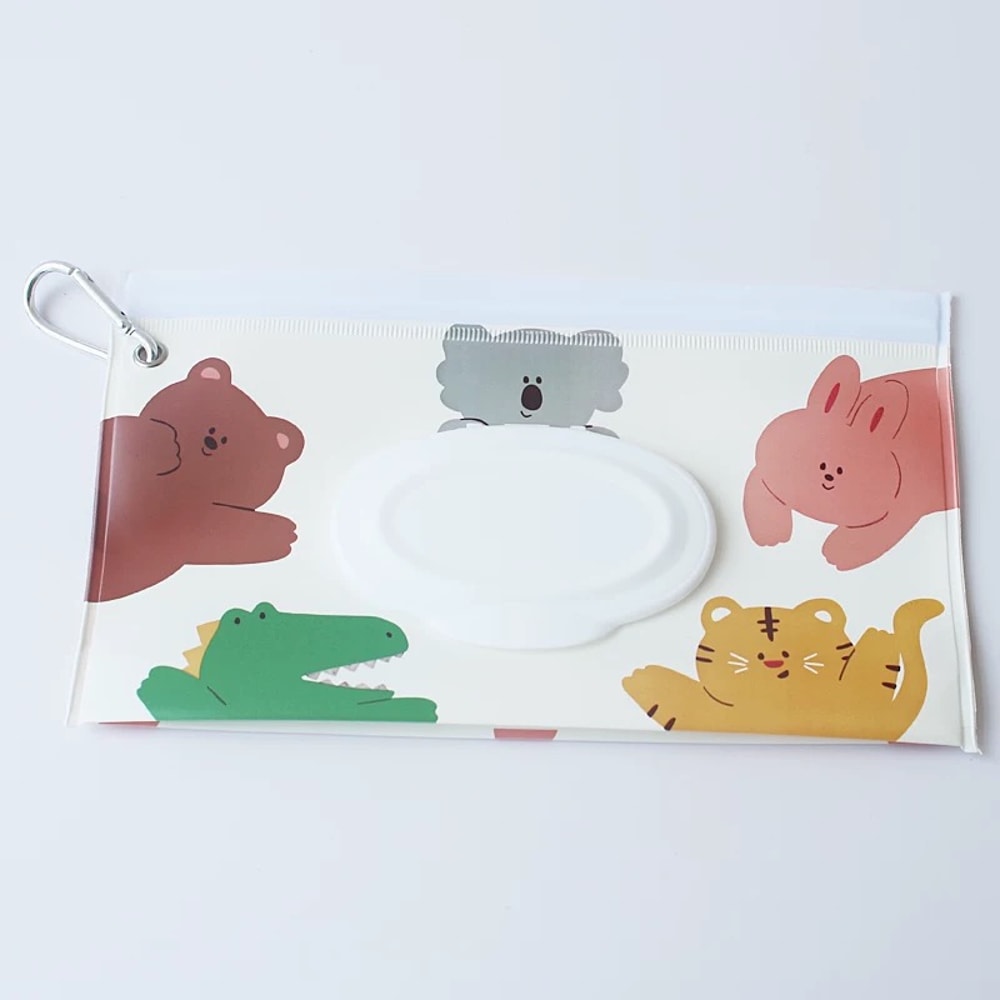 Cosmetic Pouch Fashion SnapStrap Flip Cover Baby Product Carrying Case Wet Wipes Bag Stroller Hangi 8