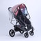 Waterproof EVA Baby Stroller Accessories Transparent Wind Dust Shield Rain Cover Zipper Open For Pu 0