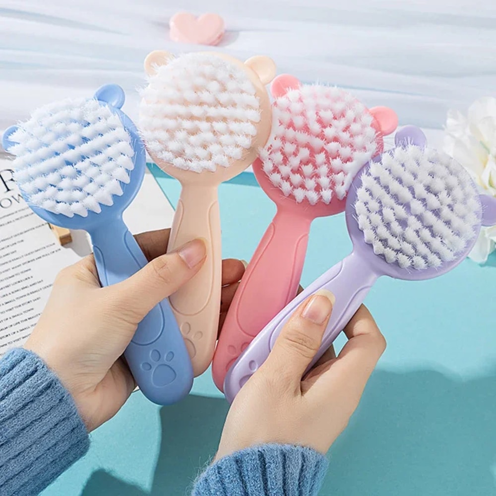 Baby Care Comb Set, Anti-scratch Infant Comb, Hairbrush for Kids, Head Massager for Newborn Boy and Girl