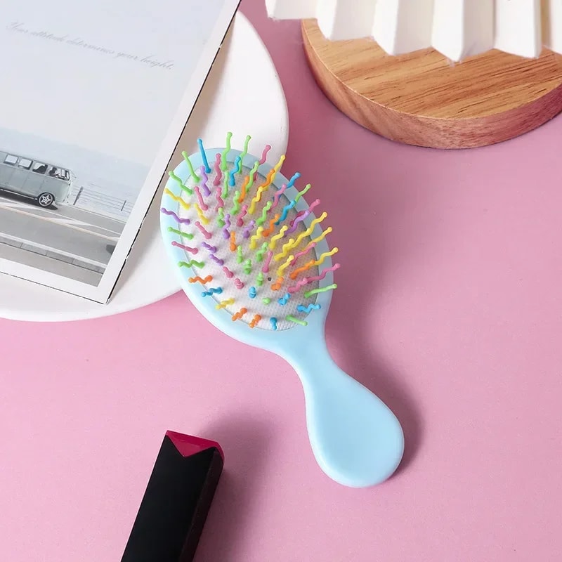 Girls Air Cushion Comb Macaron Color Hair Care Massage Comb Anti Static Styling Accessories 8