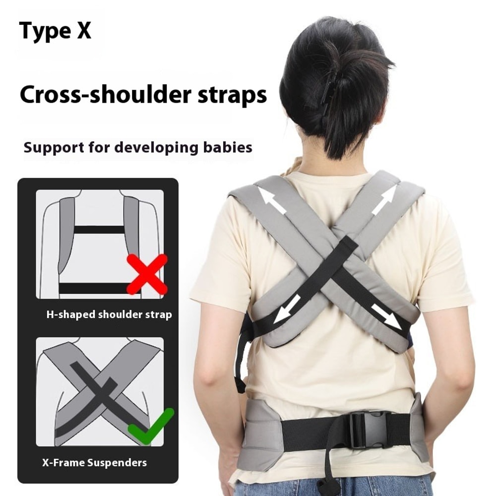 Adjustable Hipseat Baby Carrier Shoulder Sling Wrap Multifunctional Toddler Carrier High Quality In 4