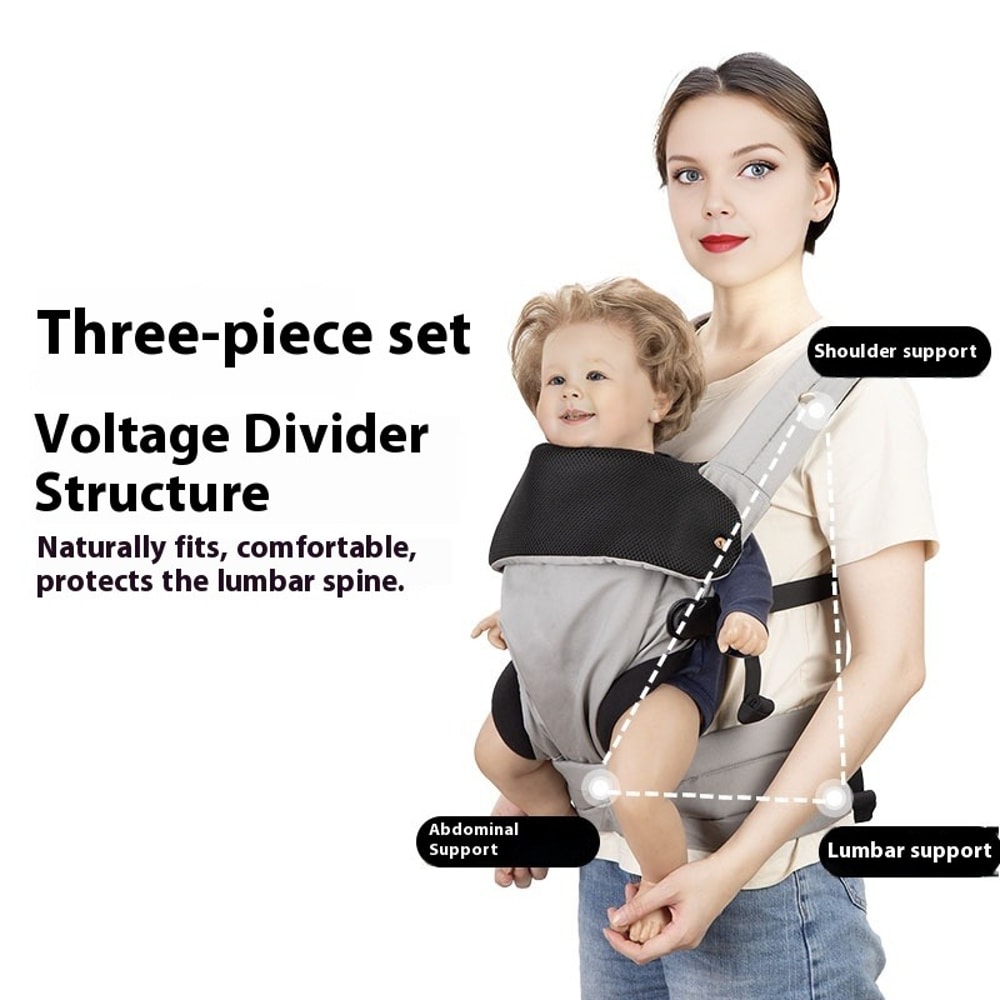 Adjustable Hipseat Baby Carrier Shoulder Sling Wrap Multifunctional Toddler Carrier High Quality In 5