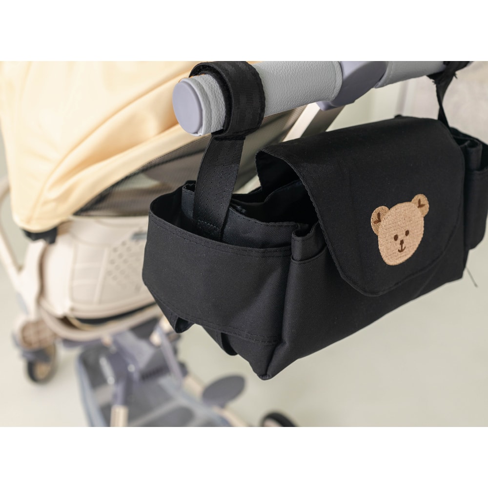 Portable Baby Stroller Organizer For Carriages Newborn Trolley Travel Bag With Cup Holder 3