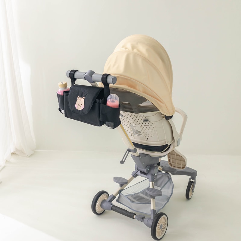 Portable Baby Stroller Organizer For Carriages Newborn Trolley Travel Bag With Cup Holder 7
