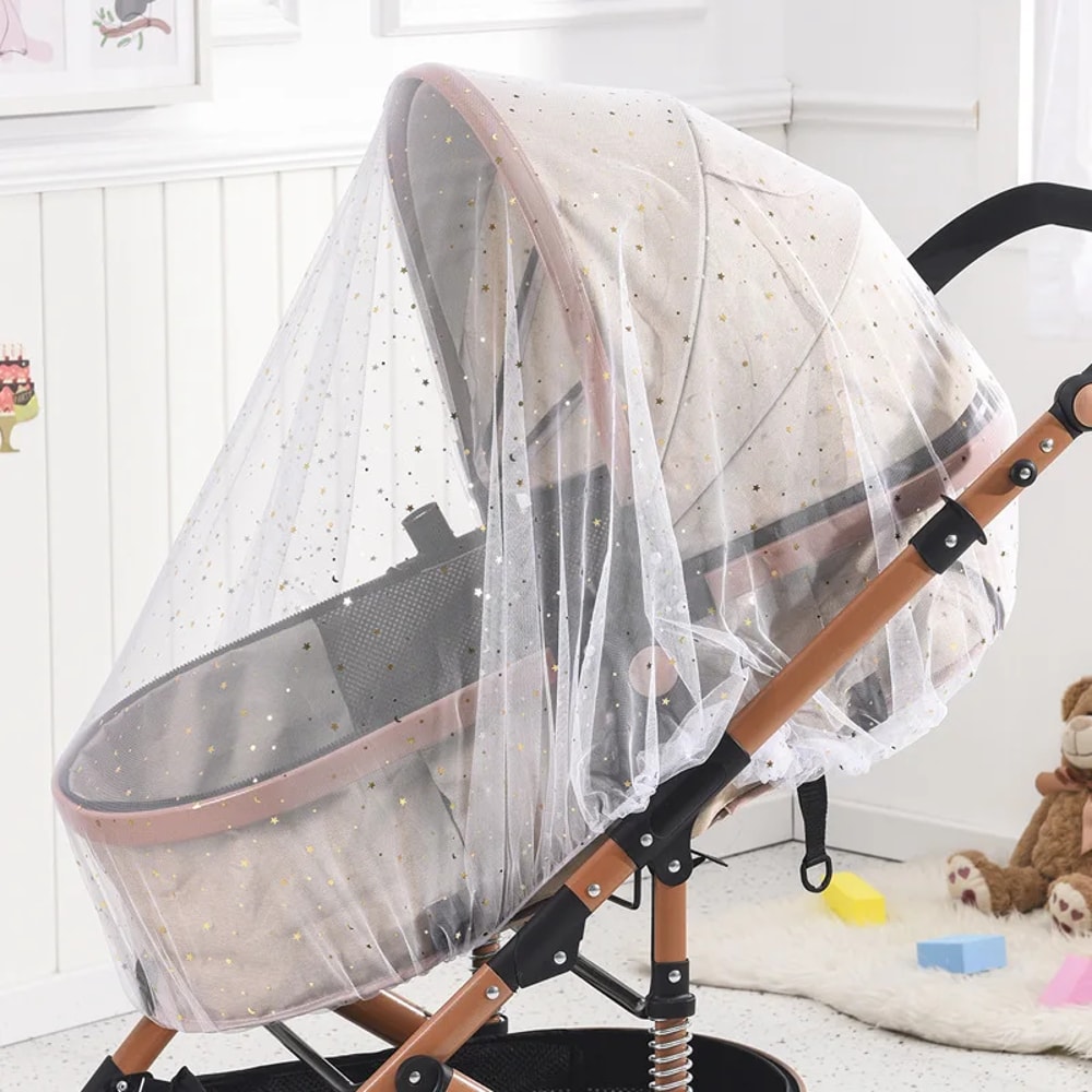 Universal Baby Cart Sunshade Pram Net Mosquito Net Protection Cover For Stroller Buggy 6